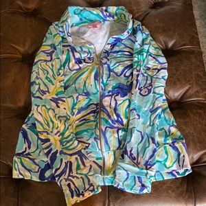 Lilly Pulitzer zip up - excellent condition